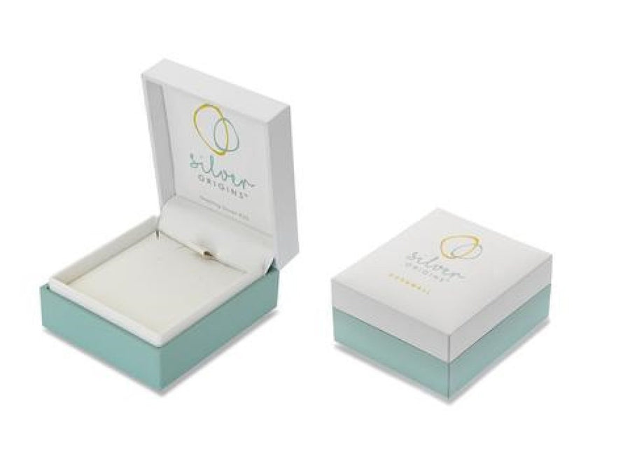 Par de Gatos Colgante de Plata y Esmalte