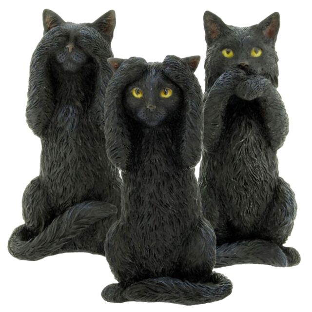 Three Wise Cats | Lisa Parker Cat UK – The Cat Gallery