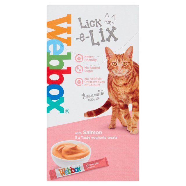 Webbox Lick-e-Lix Treats - Salmon Cat Treats